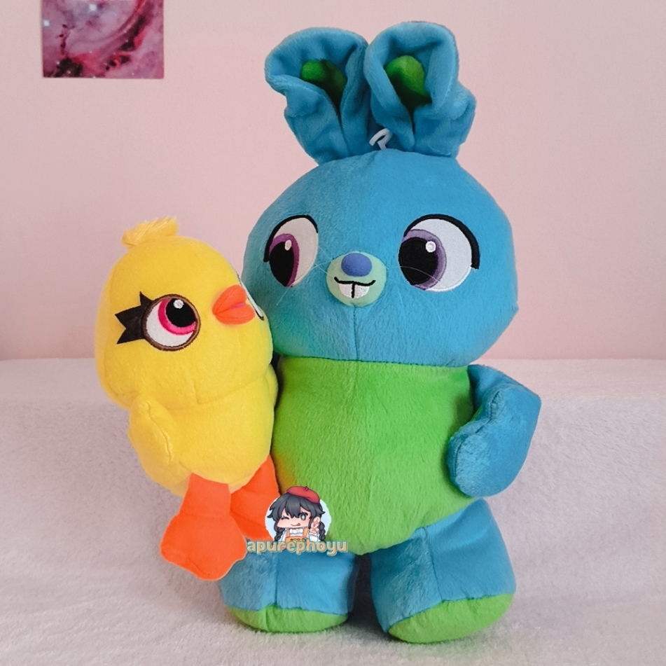 Boneka Disney Pixar Toy Story 4 Ducky and Bunny SEGA Plush