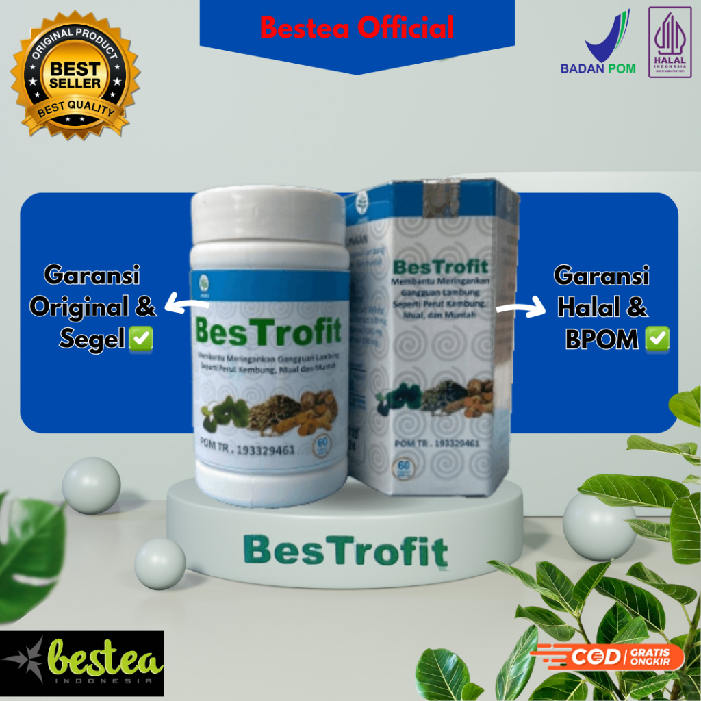 

Bestrovit Jamu Herbal Kapsul Meringankan Ganggual Lambung