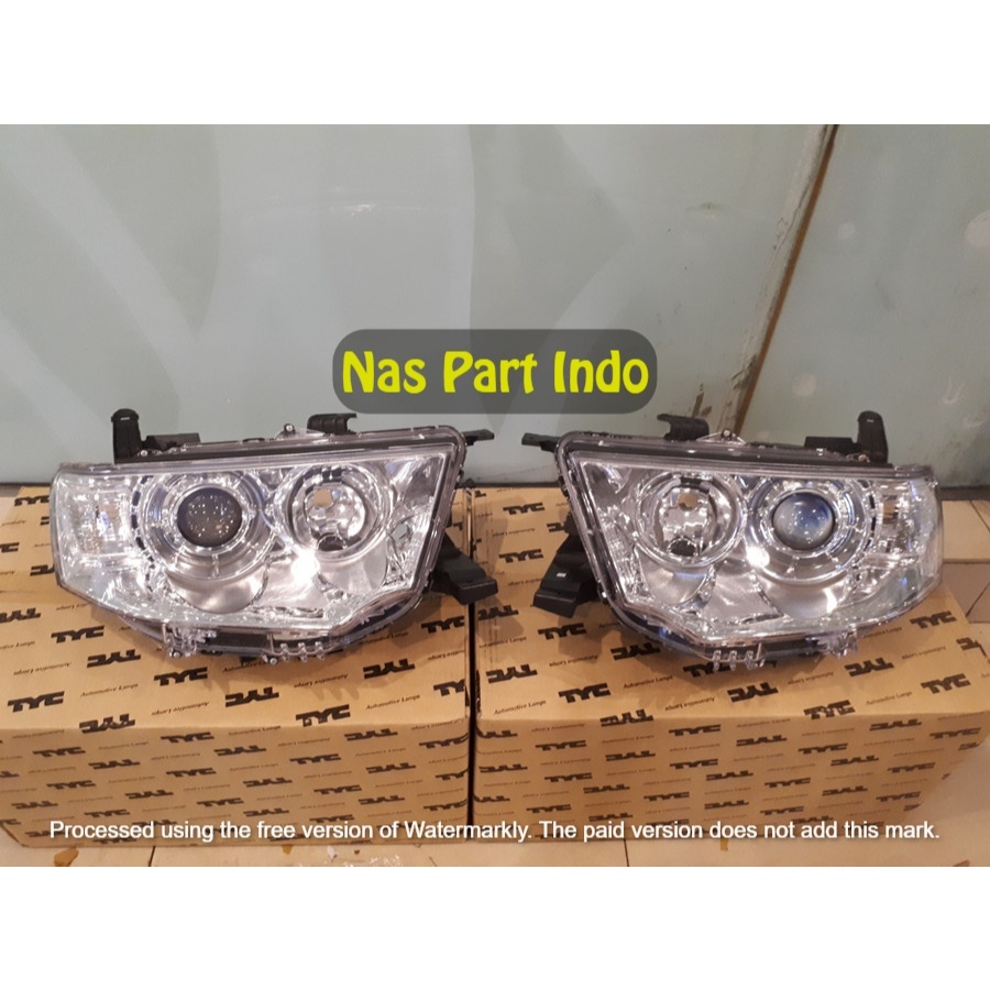 Headlamp Lampu Depan Mitsubishi Pajero Sport tahun 2009-2012
