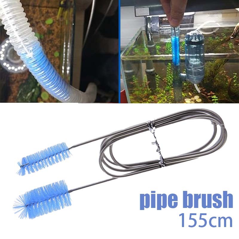 155cm Sikat Aquarium Gagang Panjang Lily Pipe Sikat Pembersih Aquarium Sikat Pembersih Pipa Sikat Se