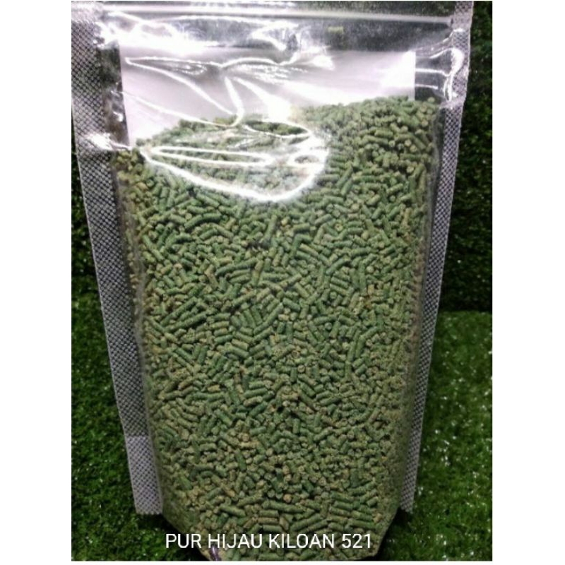 521 Pur Hijau Voer Pakan Burung Por/Pur  Kiloan