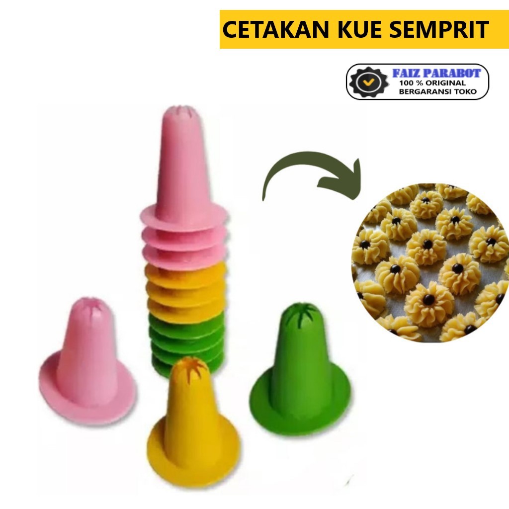 Cetakan kue Semprit / Spuit Semprit Bahan Plastik