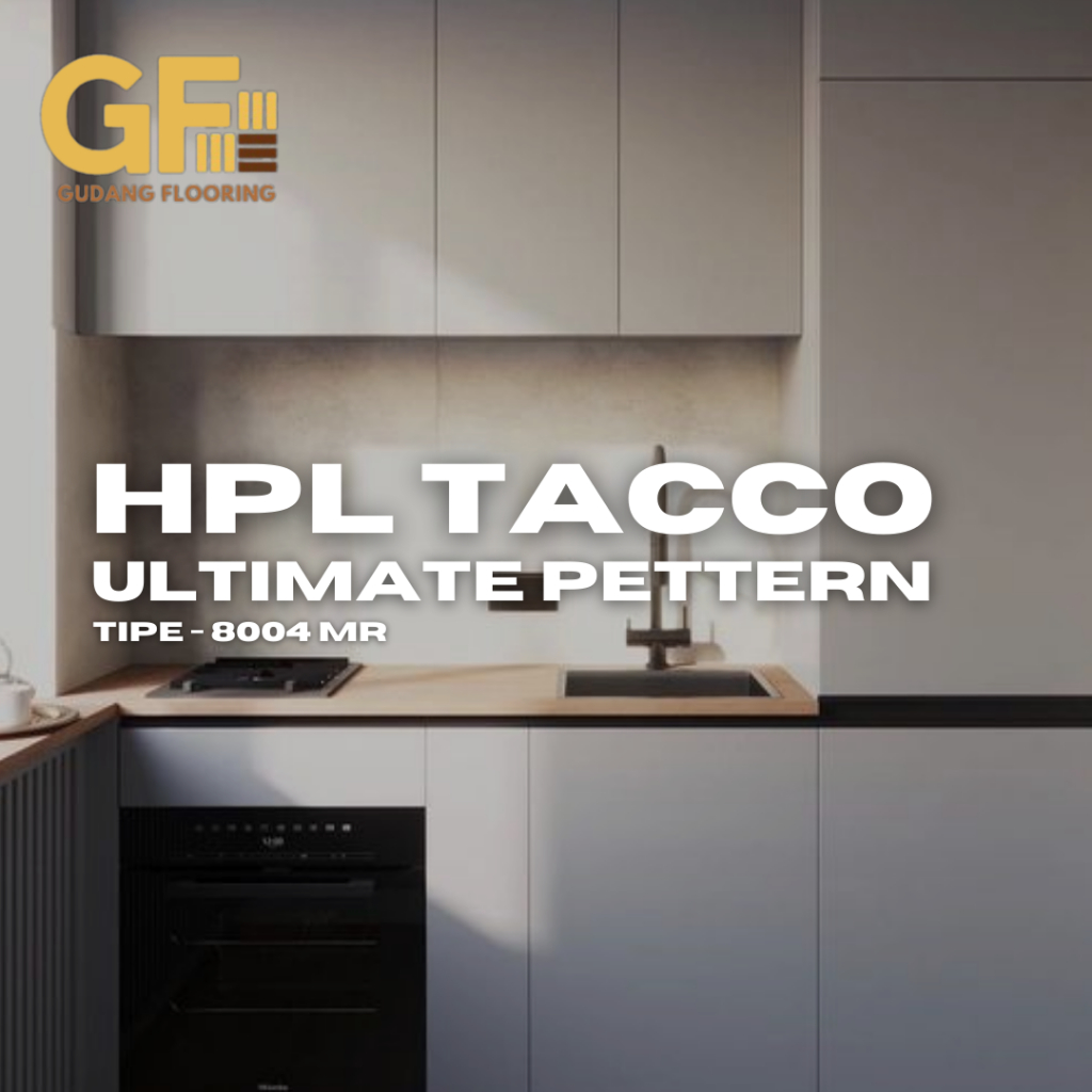 HPL Taco Ultimate Pettern Tipe - 8004 MR / Pelapis meja Furniture HPL kayu Triplek
