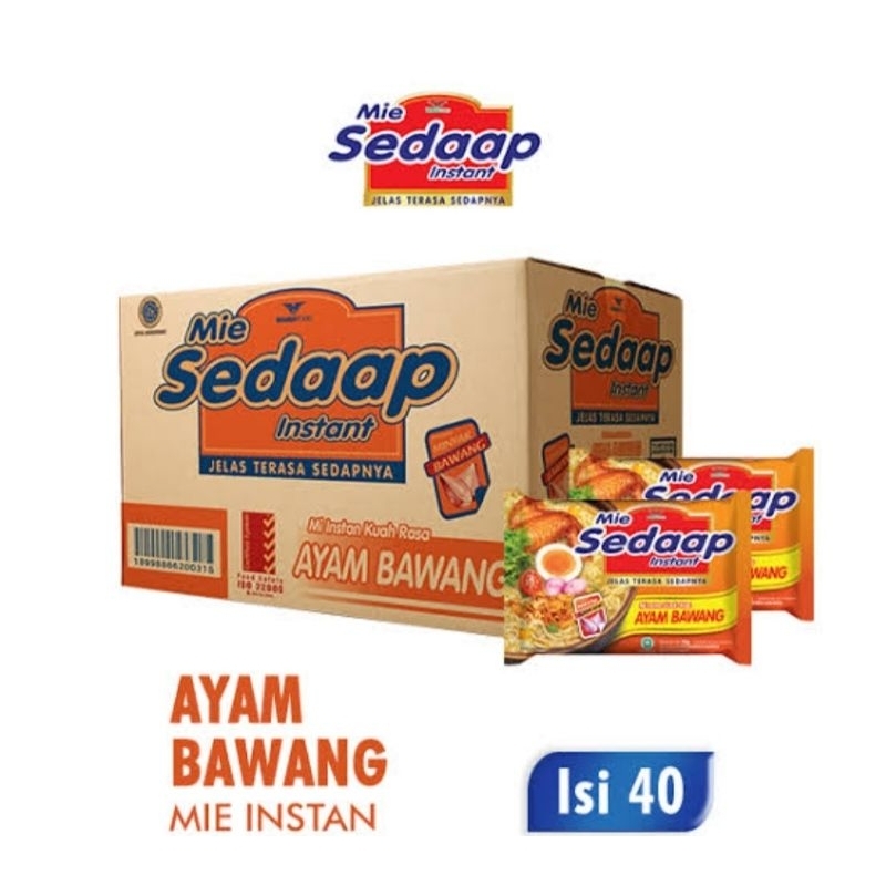 

1 Dus Mie Sedap instan Rasa Ayam Bawang Isi 40 pcs