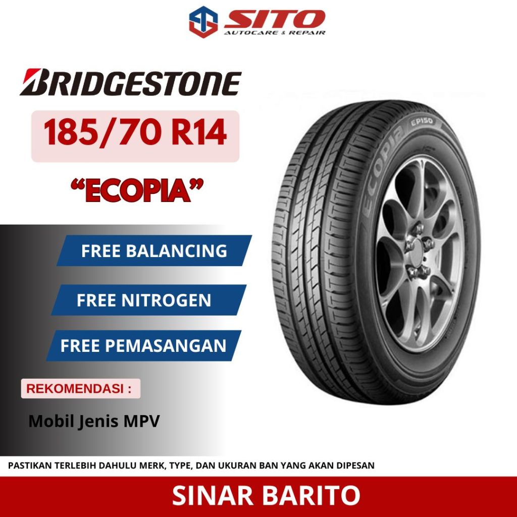 BAN BRIDGESTONE 185/70 R14 ECOPIA