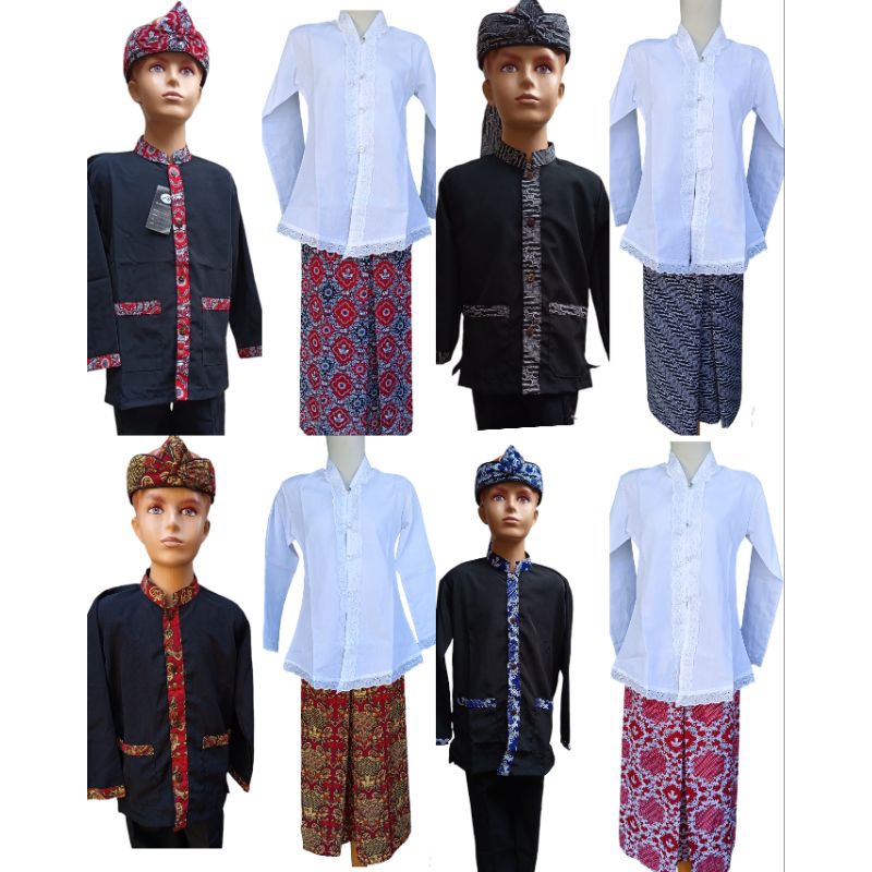 couple_Baju kebaya perempuan anak & dewasa/baju adat tradisional kebaya murid &guru