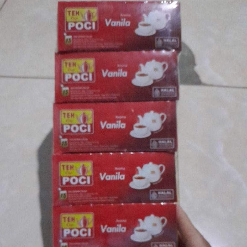 

Teh Cap Poci aroma Vanila (5kotak)