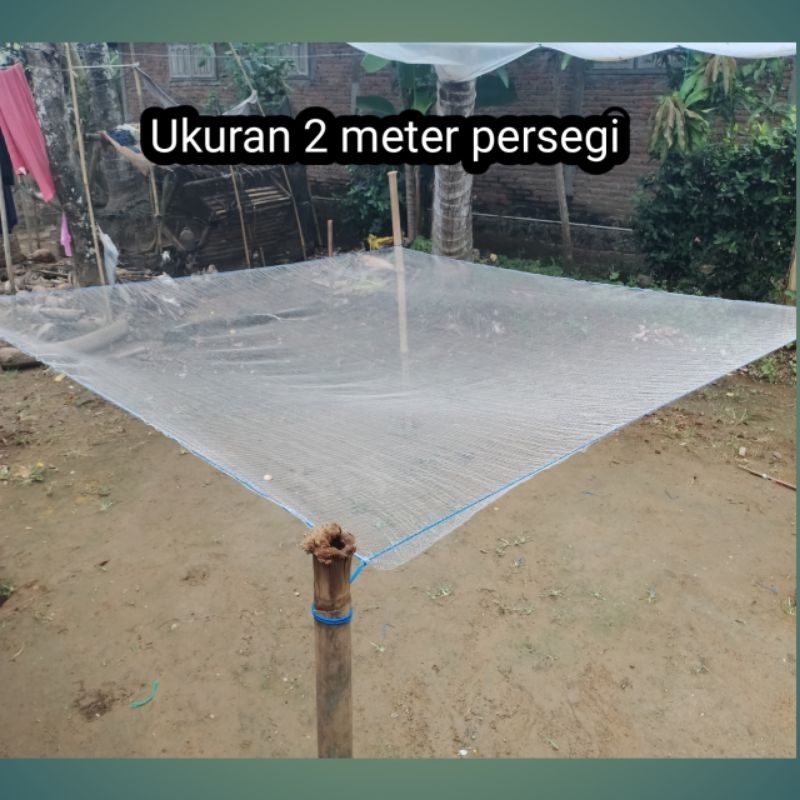 Jaring tangkul ikan kecil dan udang ukuran 2 meter