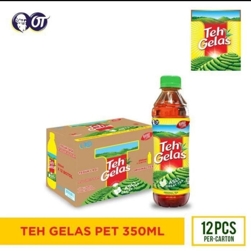 

Teh gelas botol kemasan 350 ml botol