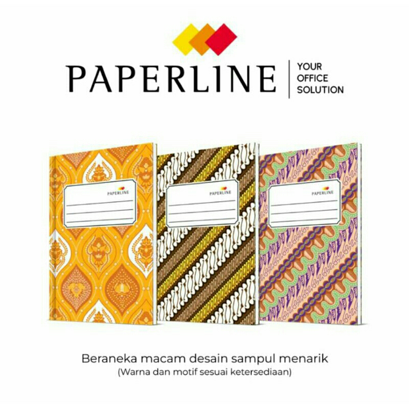 

Buku Hardcover Kwarto / Quarto Paperline 100