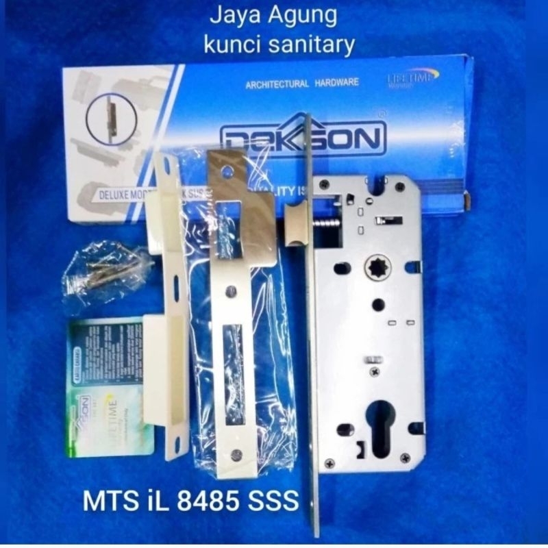Mortise Lock Dekson IL DL 8485 Body Kunci Swing Lidah Kayu Dekson