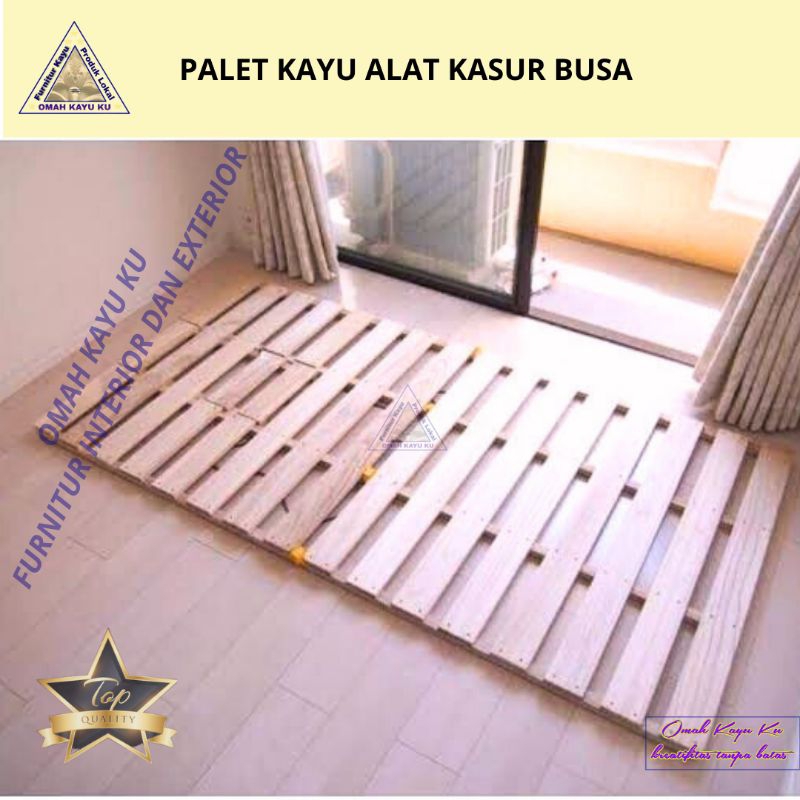 RANJANG/Dipan PALET KAYU BARU KUALITAS SUPER., DIPAN ALAS KASUR BUSA, SLAT TEMPAT TIDUR