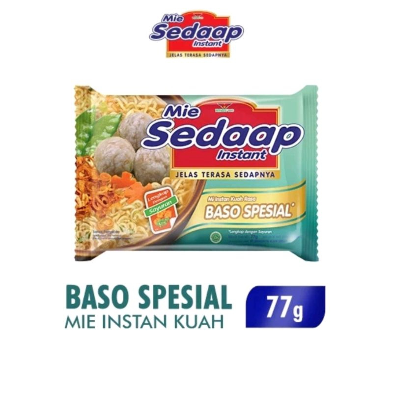 

Mie Sedaap Kuah Baso Spesial 77 g x3