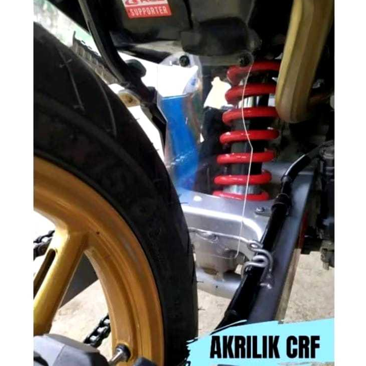 Mika Akrilik Pelindung Shock CRF 150L Mudflap Penahan Lumpur
