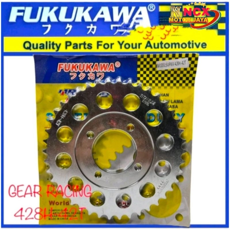 Gear Belakang Gir Racing Supra X Lama Fukukawa Model SSS Gear Gir Belakang Supra X Lama, Supra Fit L