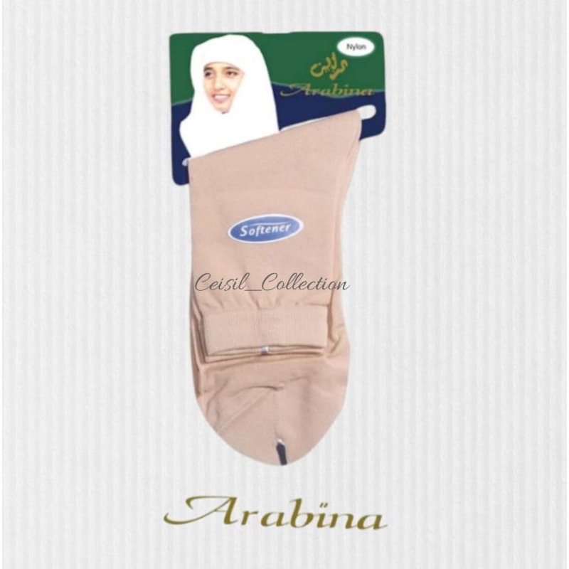 ARABINA Kaos Kaki Wanita Muslim Pendek by Mundo - Kaos.Kaki Hijab Pendek