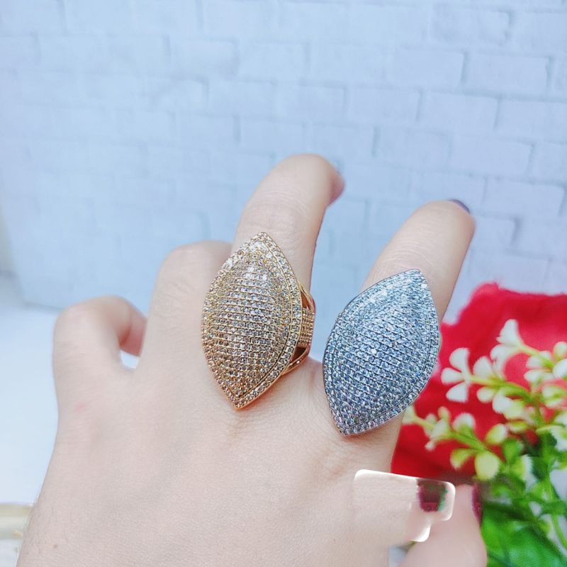 Cincin Replika berlian Mewah Cincin wanita