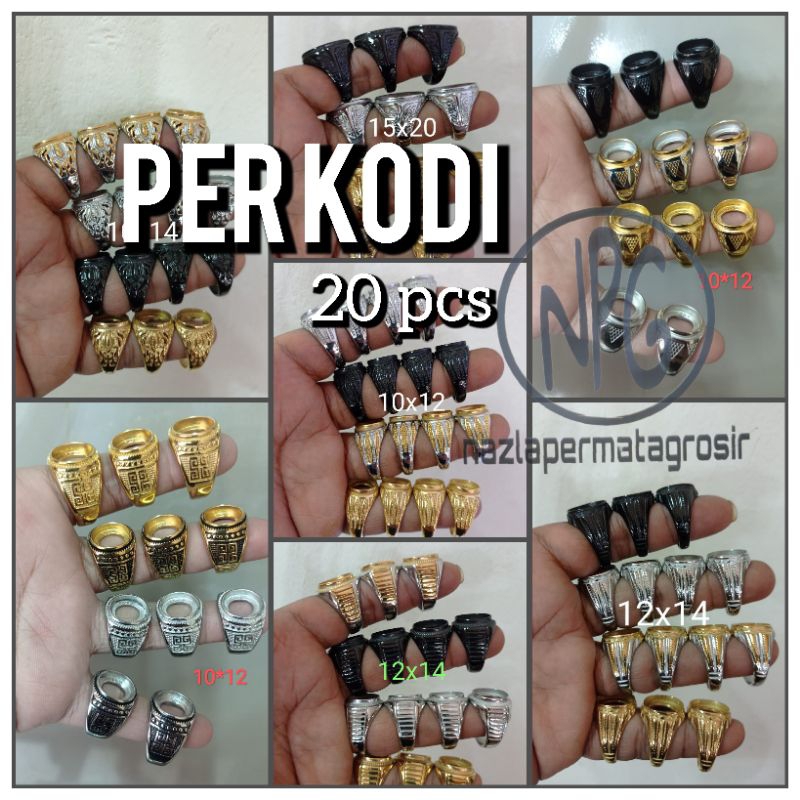 RING TITANIUM ISI 20 PCS (per KODI)