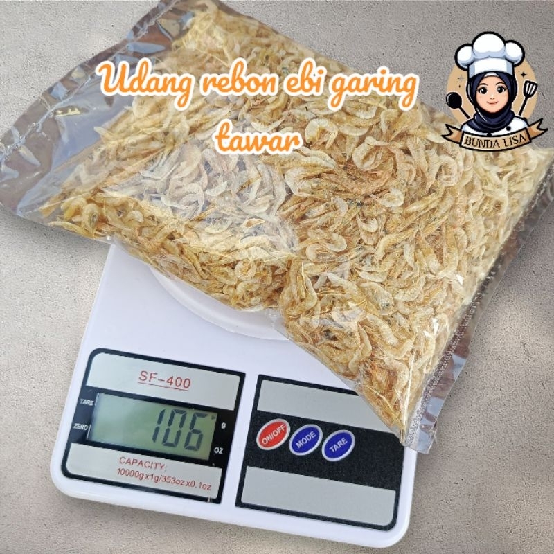 

udang ebi tawar udang rebon berkualitas kemasan 100g