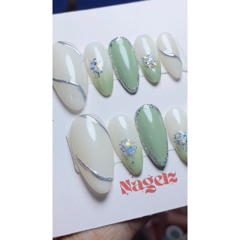 Sage Nails - PRESS ON NAIL / KUKU PALSU / NAIL ART / KUKU PALSU MURAH / KUKU PALSU MEDAN / PRESS ON 