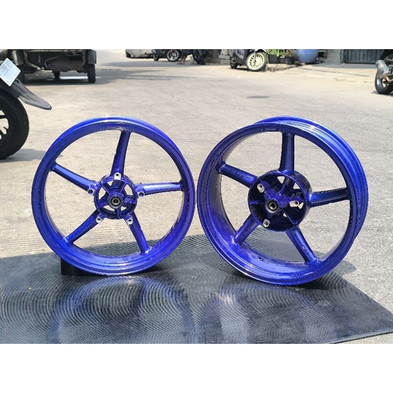 VELG ROSSI sanca R15 V3 R15 V4 VIXION R MT 15 XSR double disk depan 3.5in 5.0in VELG VROSSI SANCA R1