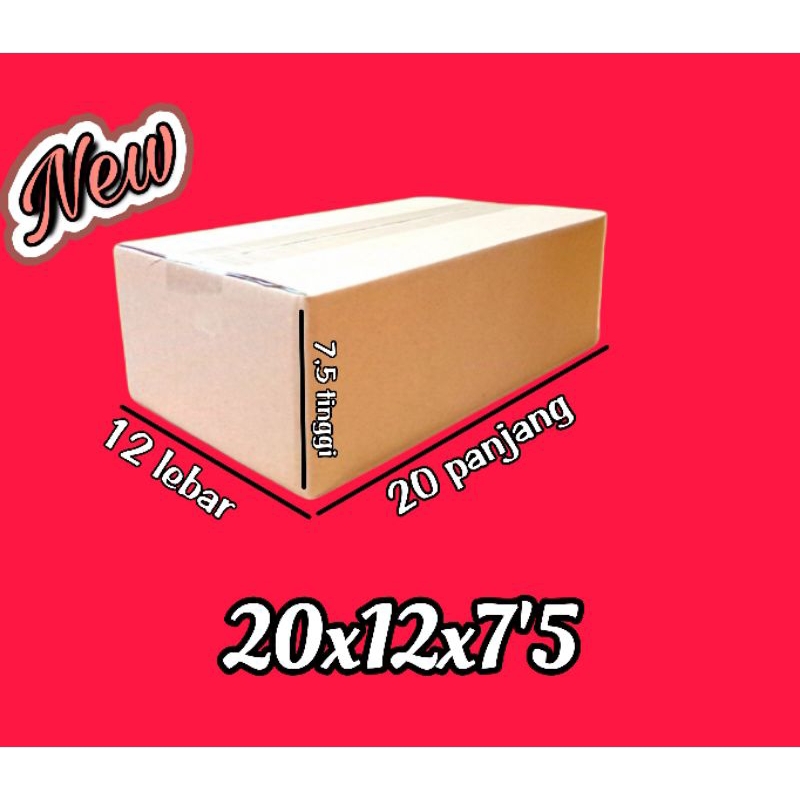 

kardus packing UK 20x12x7'5 kardus kecil kardus packing