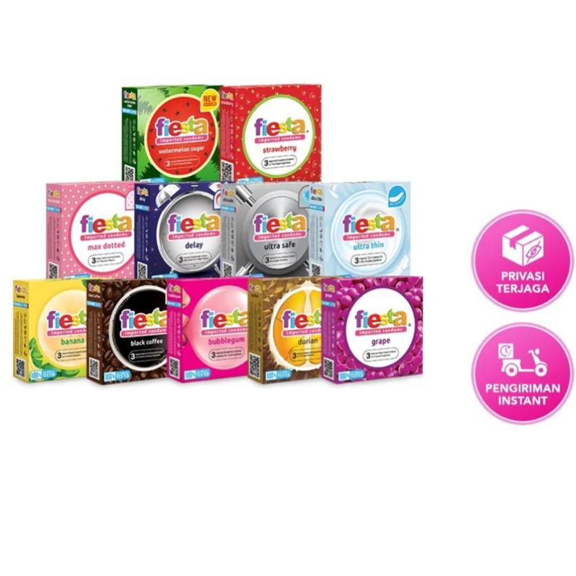 Kondom Fiesta Berbagai Rasa