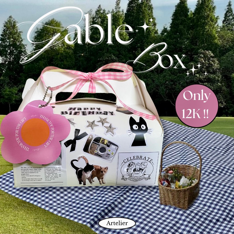 

DIY Gable Box Gift Hampers Ultah - ONLY BOX!! TIDAK INCLUDE SNACK DIY gable box murah asthetic cute unik