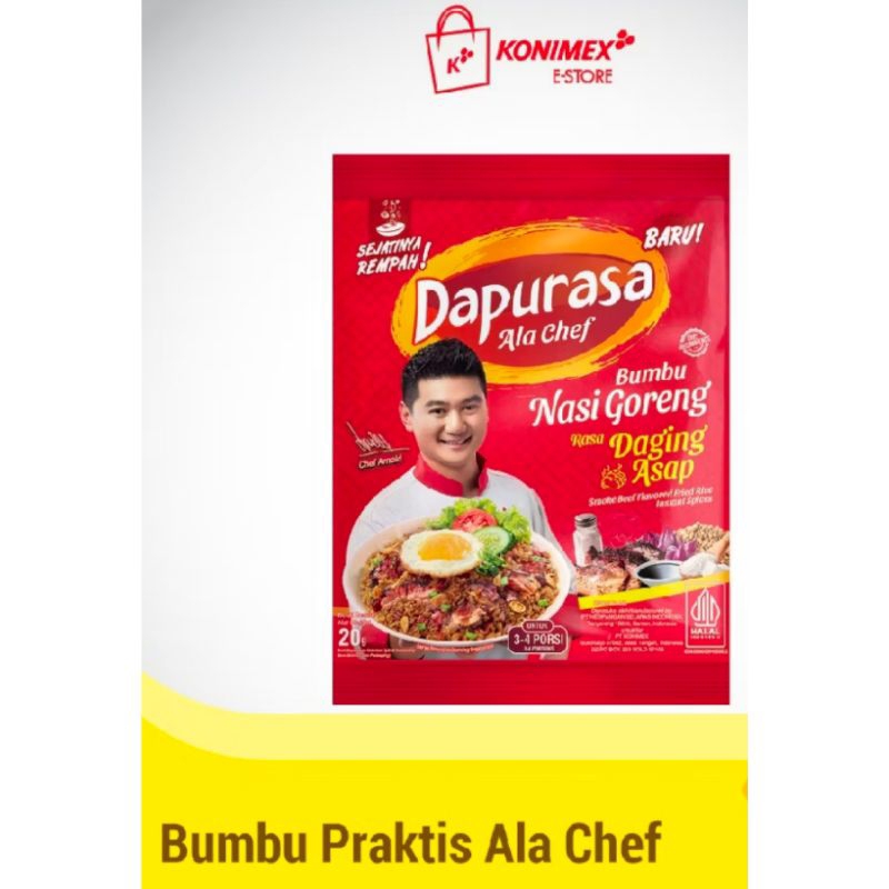 

dapur rasa ala chef nasi goreng daging asap @10 pcs