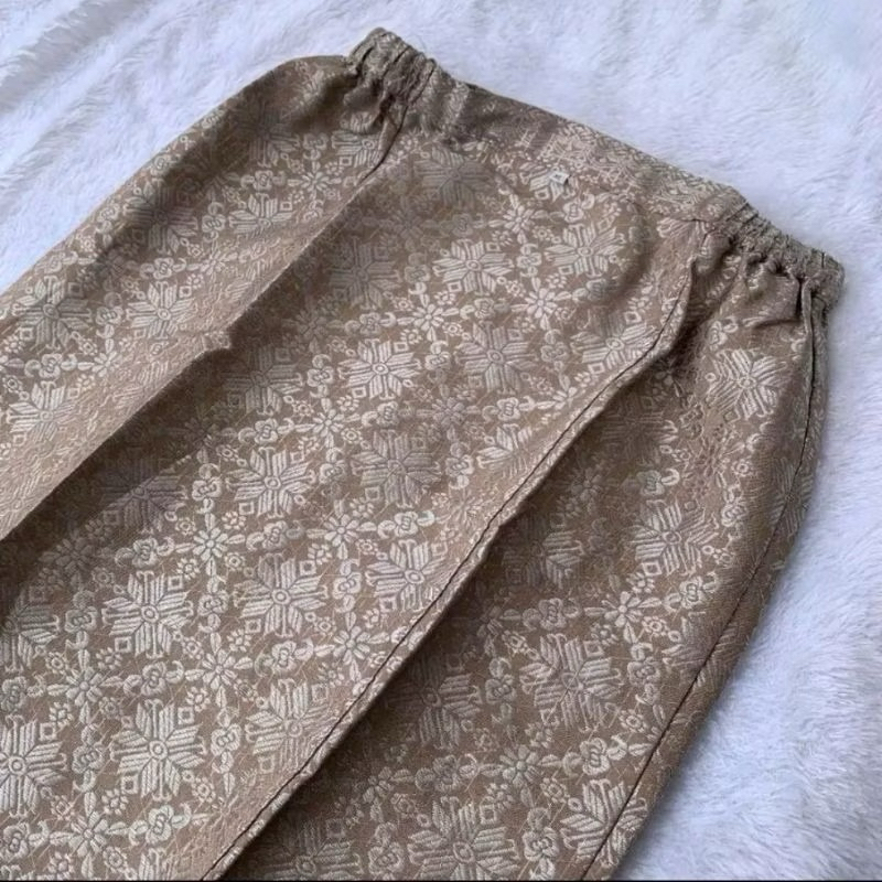 ( JUMBO ) Rok Songket Span // songket Bawahan Kebaya Jumbo // Rok Songket Jadi // Songket Kebaya Wan
