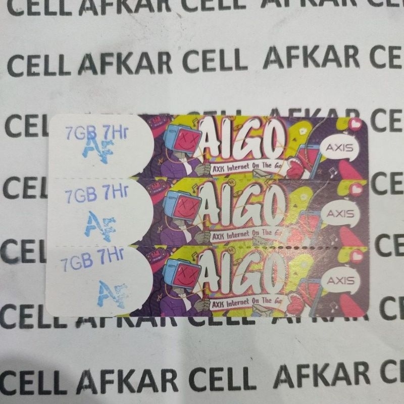VOUCHER AXIS AIGO MINI 7GB 7 HARI