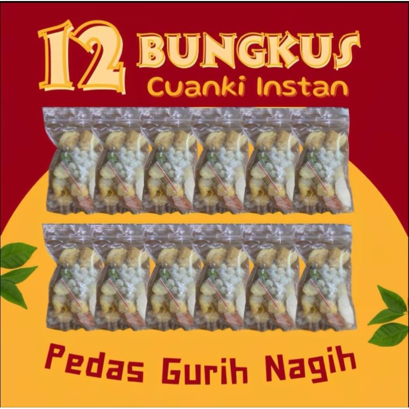 

CUANKI INSTAN 12 BUNGKUS PROMO MURAH