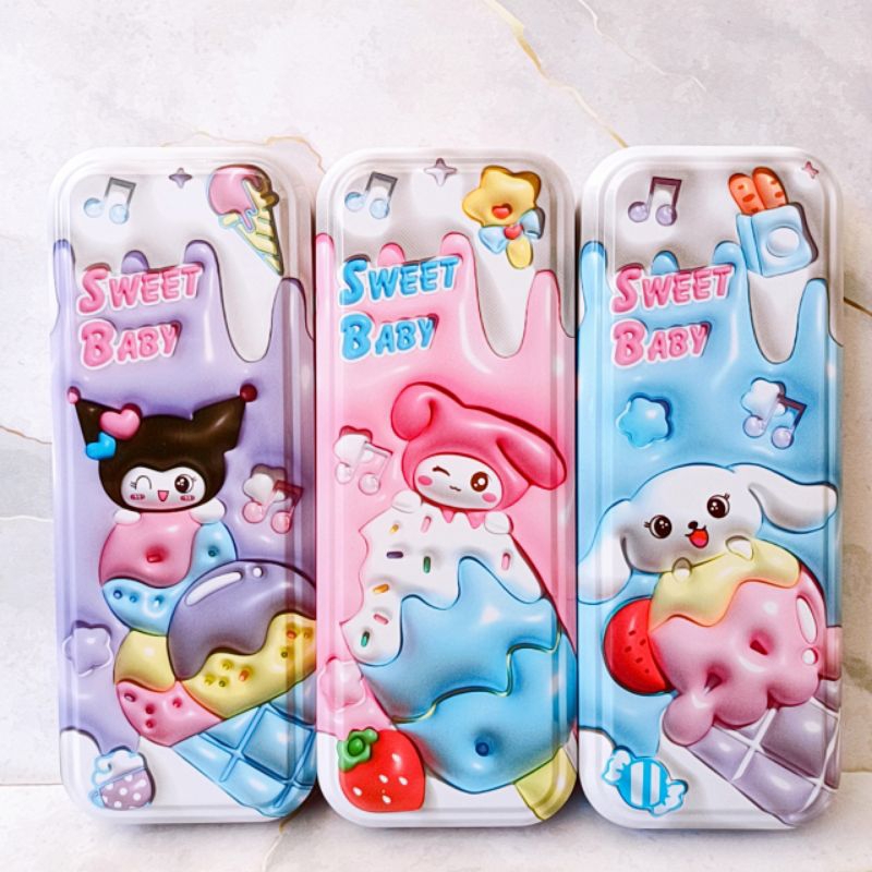 

TEPAK KALENG TEMPAT PENSIL KARAKTER SANRIO TEMPAT PENSIL KOTAK PREMIUM KARAKTER LUCU