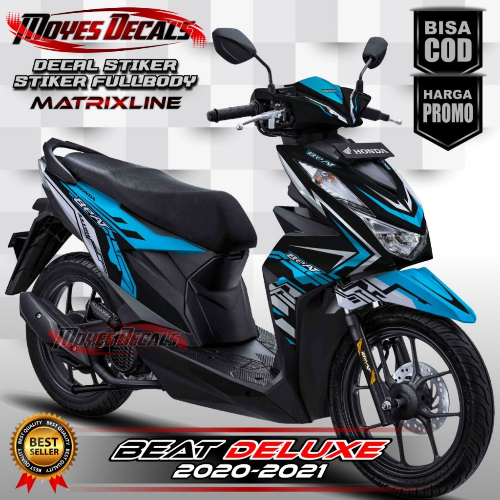 Decal Motor Beat Deluxe - Stiker Motor Beat Deluxe Fullbody Premium - Variasi Motor Beat Deluxe 2020