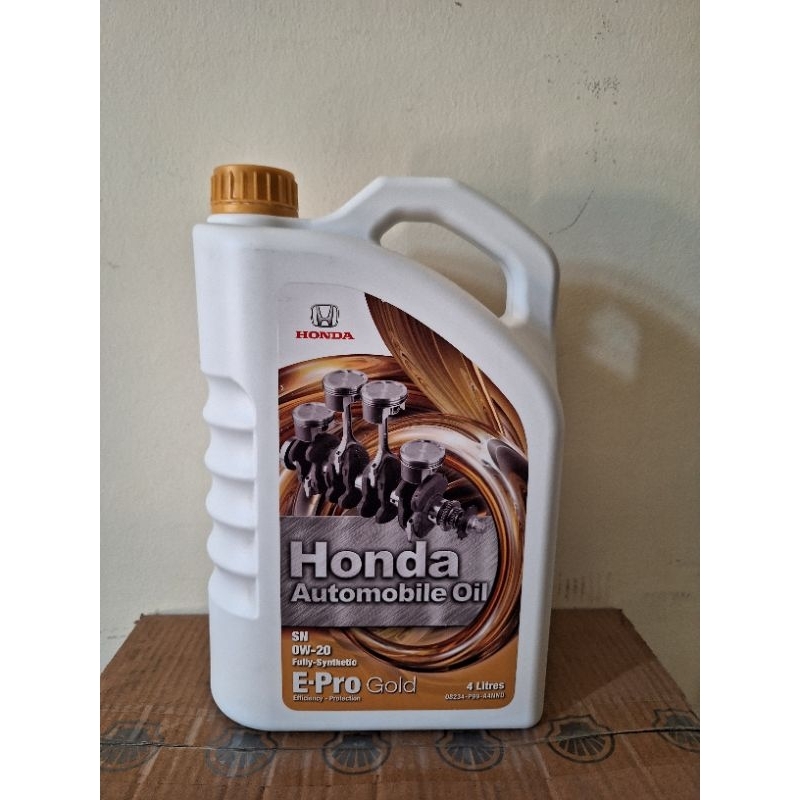 Oli Mesin Mobil Honda Epro E-Pro Gold 0W-20 4Liter Oli Honda