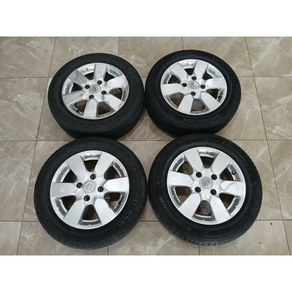 Velg Mobil Bekas Copotan Ring 15 Ori Livina Pcd 4x114 Ban 185/65 R15