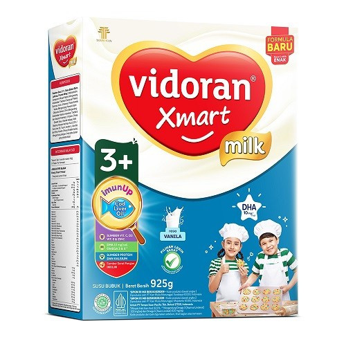 VIDORAN XMART 3+ RASA VANILA 925GR / 700GR /  VIDORANT 3 PLUS 3-5 TAHUN / VIDORAN 3+ / MAMA SUSU