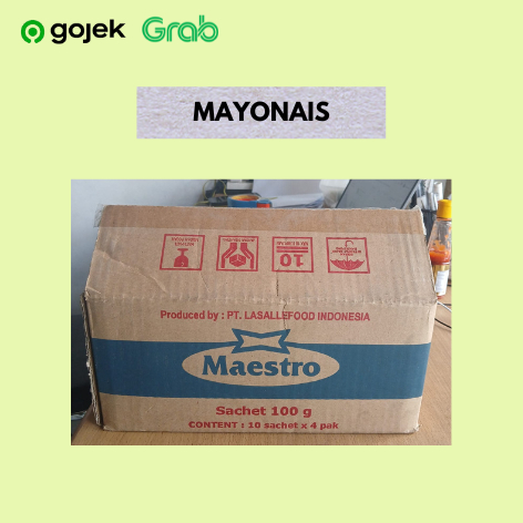 

Mayonais Maestro Pouch 100 Gram - 40 Pcs (1 Dus)