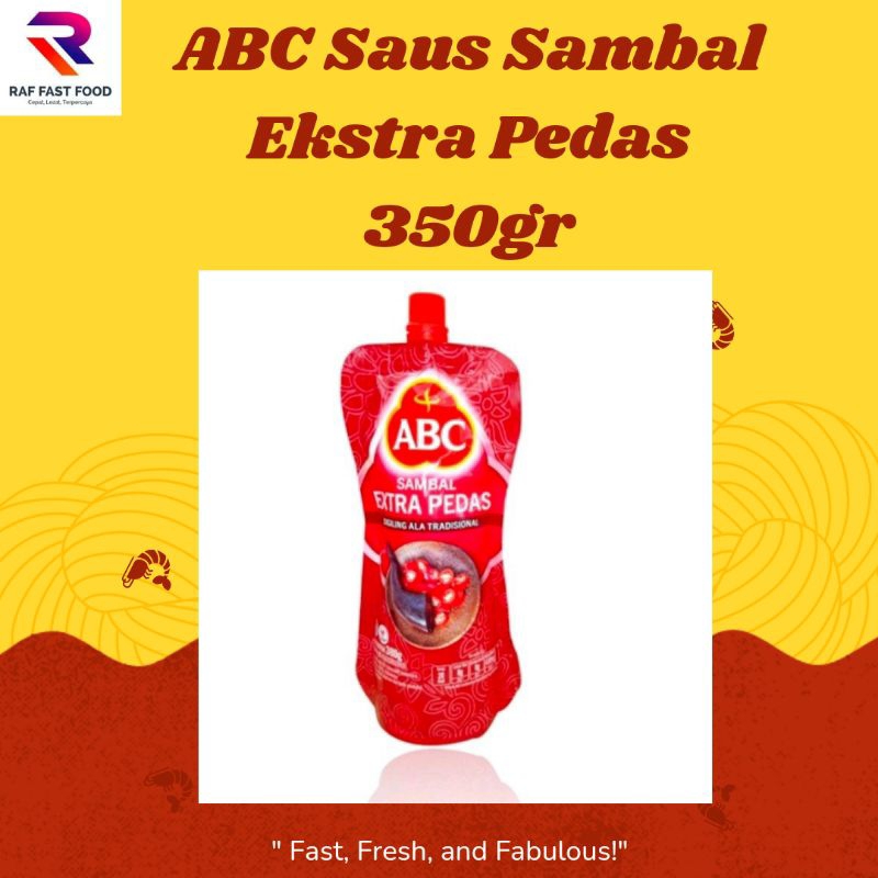 

ABC Saus Sambal Extra Pedas 380 gr Pouch