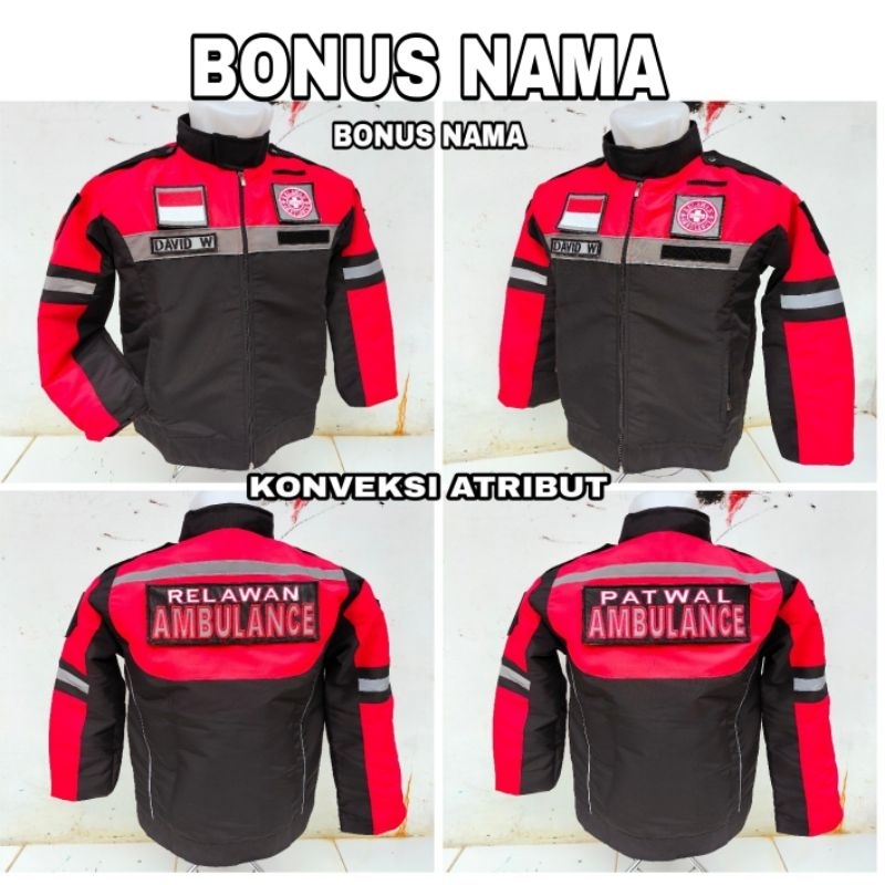 jaket patwal relawan ambulance terbaru
