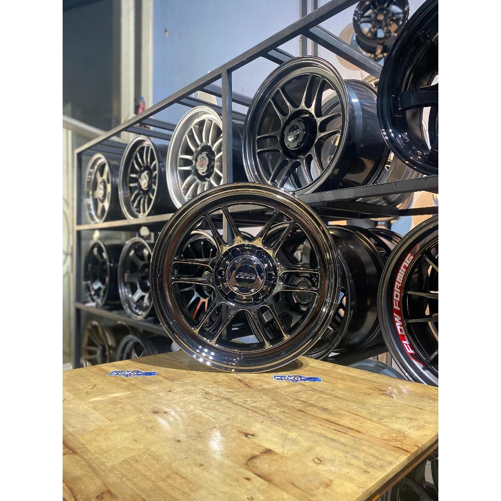 Velg Mobil Ssw Rpf1 Black crome R18 untuk Fortuner Pajero Hilux