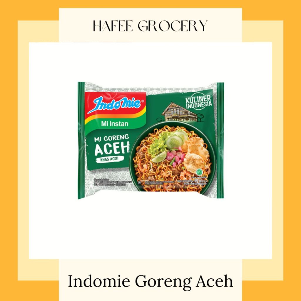 

Indomie Goreng Aceh Per Pcs 85 gr (dapat kirim instant bandung)