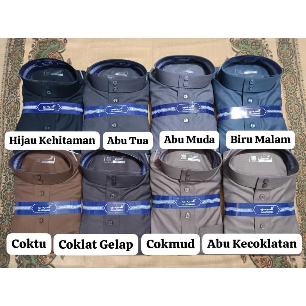 JUBAH AL HARAMAIN WOLL ORIGINAL PREMIUM LENGAN NON MANSET