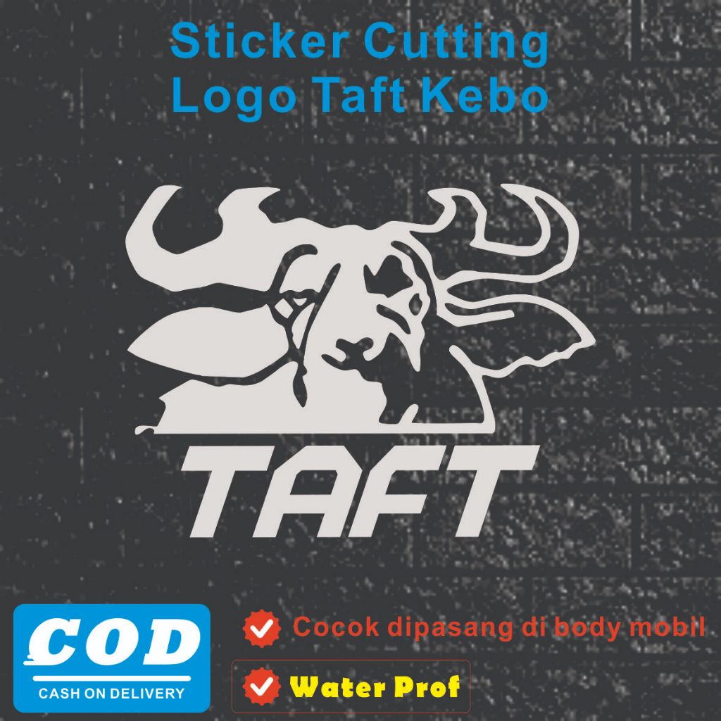 sticker taft kebo, sticker logo taft kebo