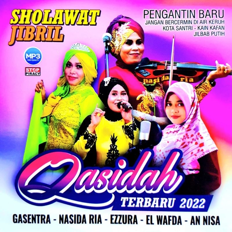 KASET CD MP3 LAGU QASIDAH NASIDA RIA-LAGU QOSIDAH-KASET QOSIDAH AL MANAR-QASIDAH NASIDA RIA-KASET MP
