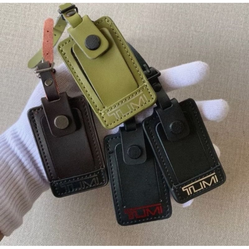 

Name tag accesories t u m i branded leather