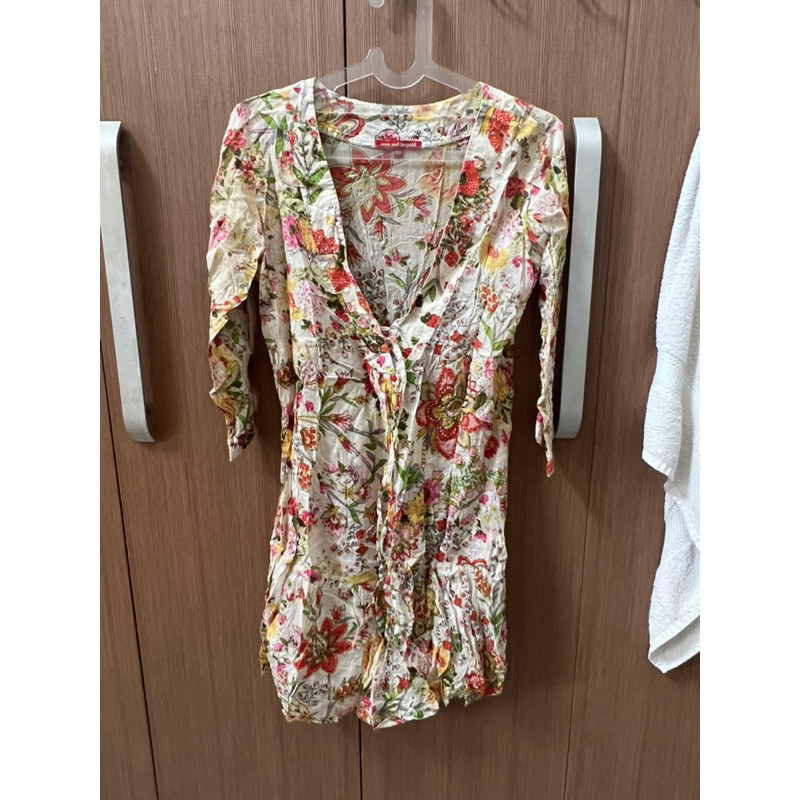 Uma and Leopold Dress Bunga Floral Size xs Original Preloved