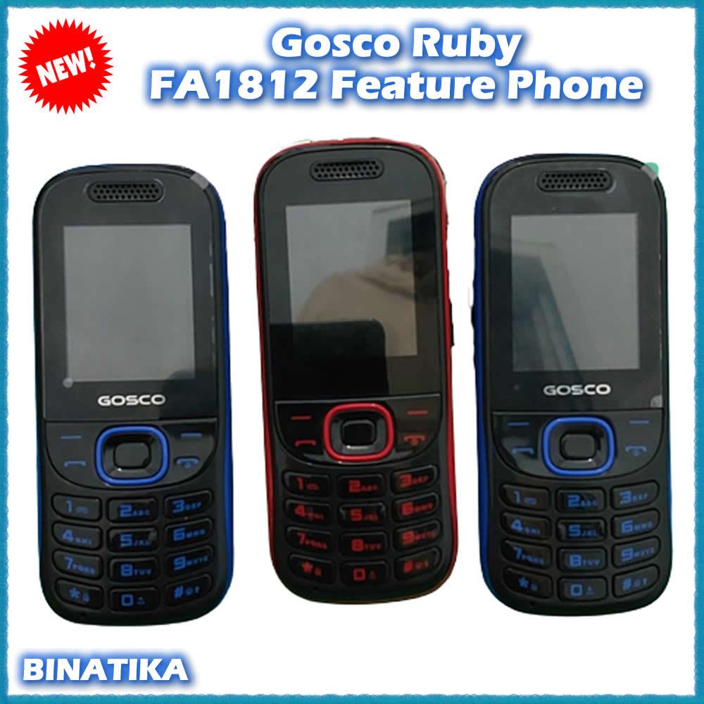 HP GOSCO Ruby FA1812 Feature Phone Dual SIM Camera