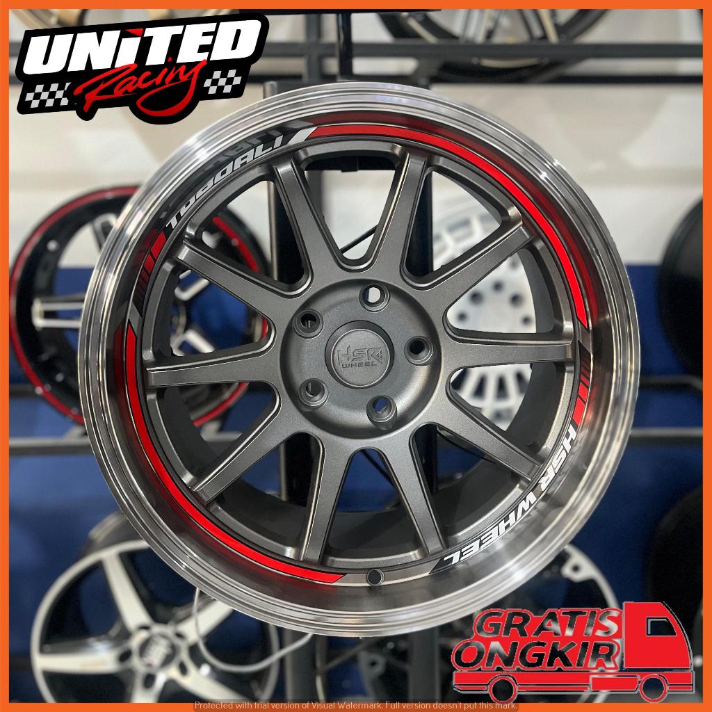 VELG RALLY LOOK RING 17 H5X114,3 MOBIL HRV CIVIC ACCORD COROLLA CROSS YARIS CROS R17 PELEK RACING