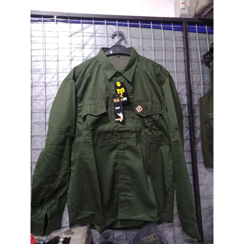 BAju Lengan panjang W-Tect Tactical /Warna ijo army ,Biru dan merah